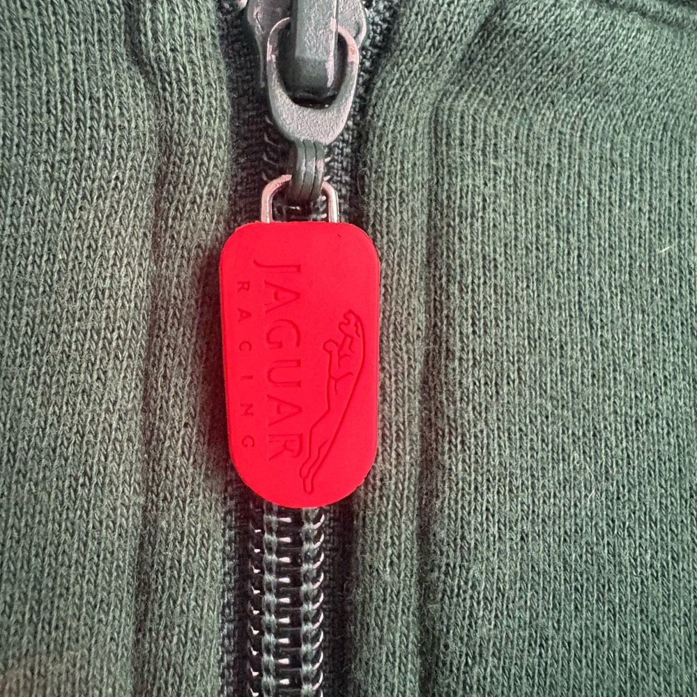 Green Jaguar Racing Full Zip Hoodie - Picture 6 of 9